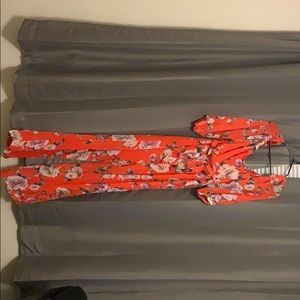 Fashion Nova floral jumpsuit